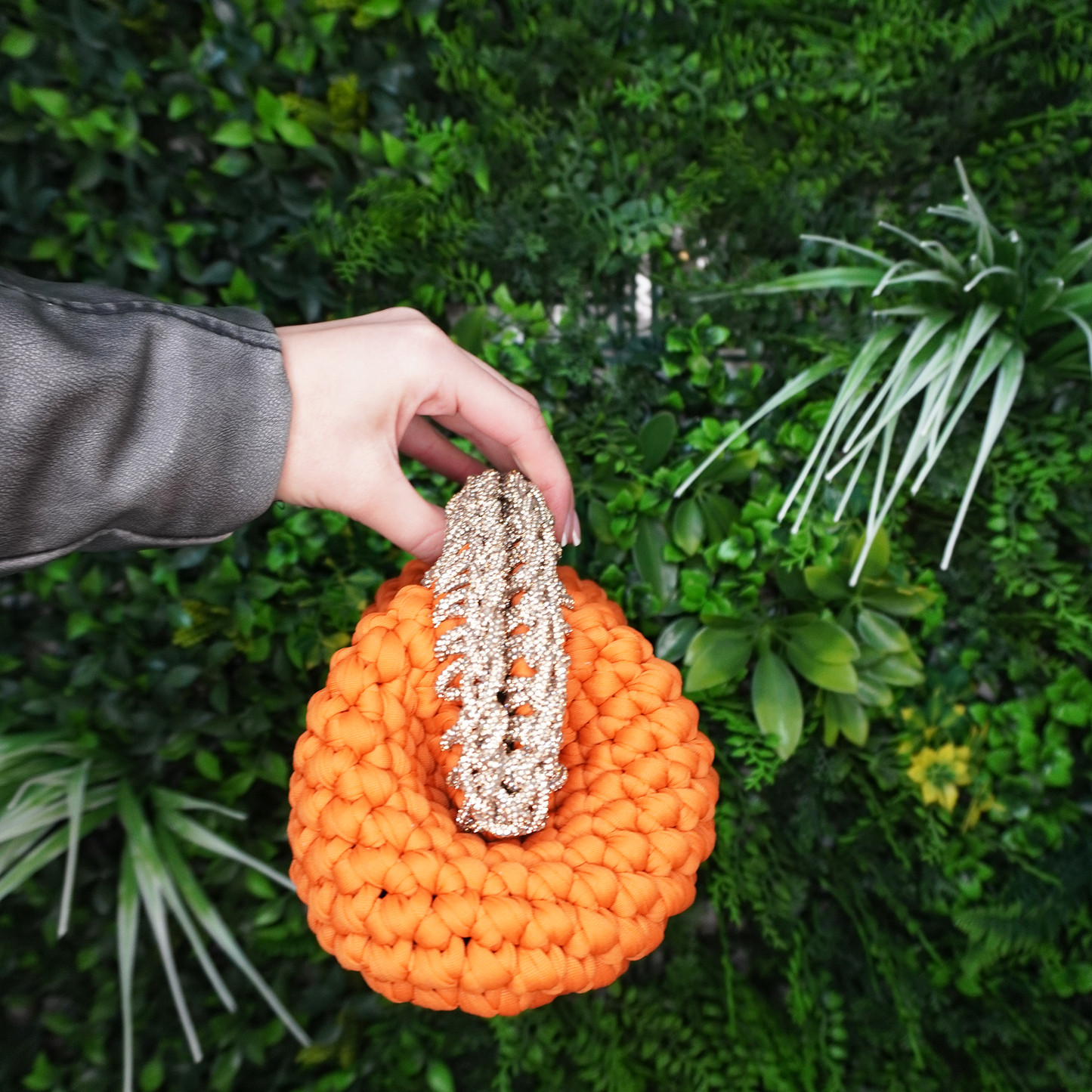 CLUCH CORDINO STRASS OVALE