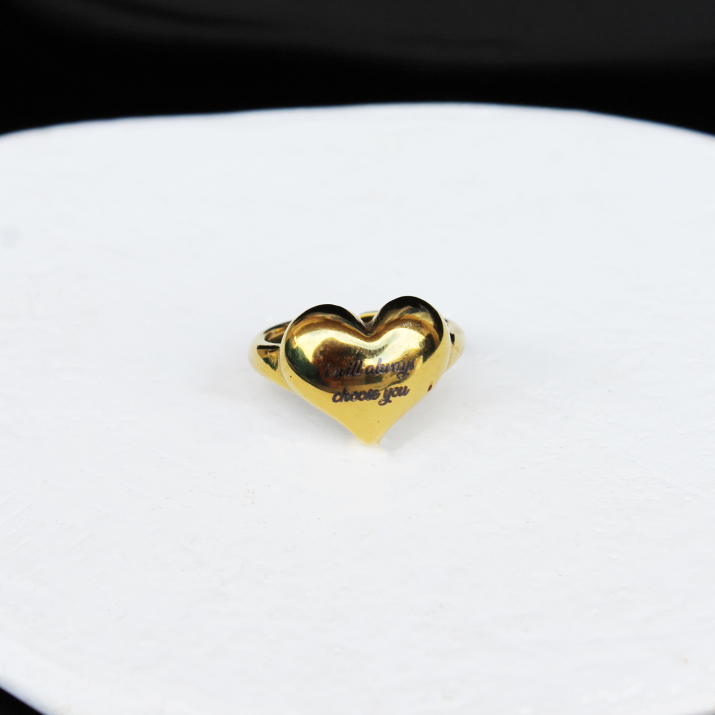 Anello Cuore + INCISIONE