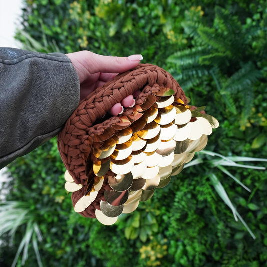 CLUCH CON PAILLETTES